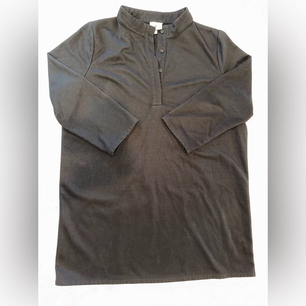 Tuckernuck Avery Women’s Shirt Mini Dress Size XXXL Mandarin Collar Y22675T EUC